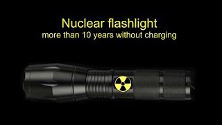 Free energy DIY Nuclear tritium LED flashlight [upl. by Nileuqay]