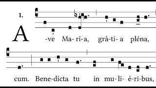 Ave Maria  Gregorian Chant [upl. by Harod701]