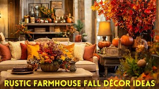 Rustic Farmhouse Decor Ideas to Make Your Home Cozy This Fall [upl. by Miltie40]