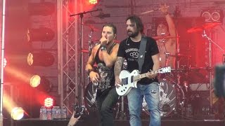 Dagoba  Final with a circle pit around the mixing console  Live Motocultor 2014 [upl. by Atiekan391]