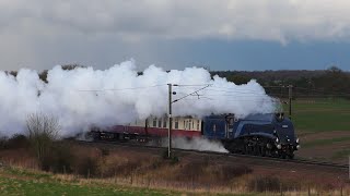 60007 Sir Nigel Gresley Steam Dreams to York 2nd March 2024 [upl. by Llenram]