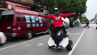 New York Dirt Bikes amp Atv Wheelies Queens To Brooklyn [upl. by Alda]