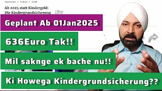 Kindergeld Kindergrundsicherung Ab 01 Jan 2025 Mehr Geld Für Familien [upl. by Prisilla]