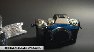 UNBOXING  FUJIFILM XT4 SILVER en Français [upl. by Castera50]