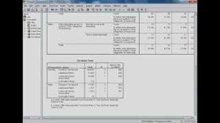 SPSS Tutorials ThreeWay CrossTab and ChiSquare Statistic for Three Categorical Variables [upl. by Nealon796]