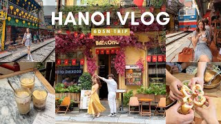 vietnam travel vlog 🇻🇳 6 days hanoi itinerary famous local eats aesthetic places [upl. by Mccreary]