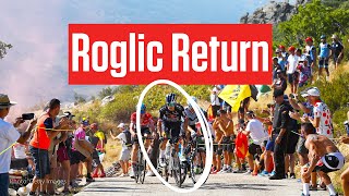 Primoz Roglic Celebrates Return To Top In Vuelta a España 2024 [upl. by Kiersten]