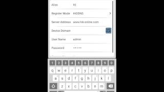 Android  Hikvision IVMS 4500 Remote hikonlinecom DDNS Settings Step by Step Tutorial [upl. by Deeas443]
