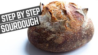 Beginner Sourdough Bread Recipe  Easy Guide to Make the Best Sourdough at Home [upl. by Eirrek]