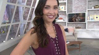 UNOde50 Silvertone Double Strand Beaded Stretch BraceletTandem on QVC [upl. by Amick974]