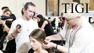 BehindTheScenes TIGI Professional  Alberta Ferretti SS19 Resort amp Limited Edition [upl. by Atikahc76]