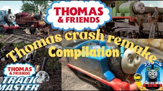 Thomas Crash Remake Compilation thomastrackmaster thomasthetankengine thomasandfriends [upl. by Sedicla559]