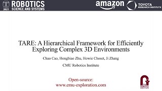 RSS 2021 Spotlight Talk 07 TARE A Hierarchical Framework for Efficiently Exploring Complex 3D [upl. by Latsyk]