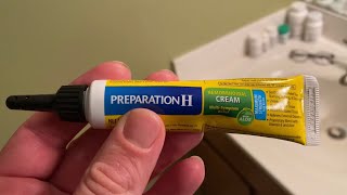 PREPARATION H Hemorrhoid Treatment Cream with Aloe Review [upl. by Onaireves]