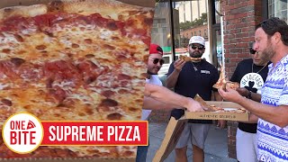 Barstool Pizza Review  Supreme Pizza Boston MA [upl. by Tarr316]