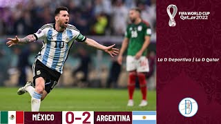 MÉXICO VS ARGENTINA  EN VIVO  MUNDIAL QATAR 2022 🔴 [upl. by Angele275]