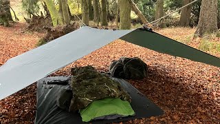 Low profile A Frame Tarp set up [upl. by Noyart]