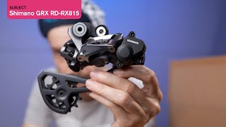 Shimano GRX RDRX815 Rear derailleur Real Weight [upl. by Vickie]