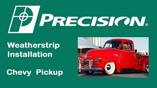 19471966 Chevy Truck Rear Window Weatherstrip Installation [upl. by Noby]