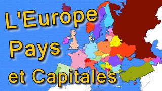 Les pays de leurope et leurs capitales géographie [upl. by Korns167]