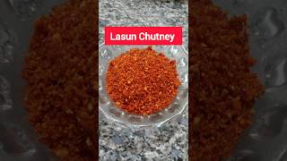 Garlic Chutney Recipe🧄Lasun Chatni Recipe  Lahsun Ki Chutney  Sameksha S Gamre shorts chutney [upl. by Corbie]