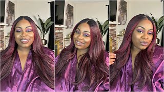 She’s Giving Grown Women Vibes😍🔥Outre Melted Hairline HD Lace Front Wig Kamiyah [upl. by Avilo331]