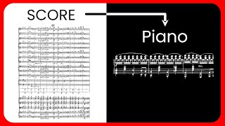 How to INSTANTLY Play a Score on a Piano [upl. by Ytram902]