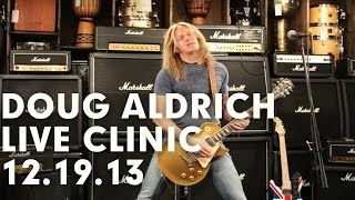 Doug Aldrich Live Marshall Amplifiers Clinic at GoDpsMusic 121913 [upl. by Adnor865]