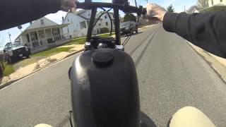 CRASHING my HarleyDavidson Sportster bobber [upl. by Arze]