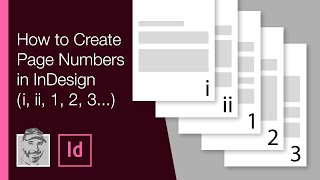 How to Create Page Numbers in InDesign i ii 1 2 3 [upl. by Hedberg]