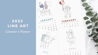 How to Make a Printable Calendar on Canva [upl. by Saoj]