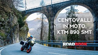 Centovalli in moto tra Italia e Svizzera con la KTM 890 SMT [upl. by Nnaxor843]