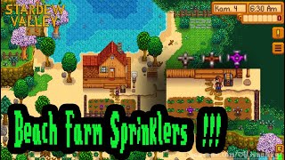 Sprinklers On Beach Farm  Stardew Valley 15  WisnuNug [upl. by Lombard]