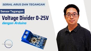 🔴 Voltage Sensor module DC 025V  Sensor Tegangan  Voltage Divider Bahasa Indonesia 🔴 [upl. by Ettenay]