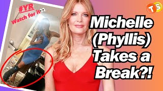 Michelle Stafford leg injury update YampR faves celebrate milestones [upl. by Eba]