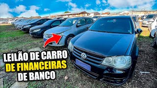 LEILÃO de CARRO DE FINANCEIRAS DE BANCO [upl. by Towney]