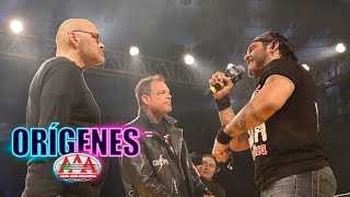 LOCURA con KONNAN VAMPIRO y CIBER  ORÍGENES  Lucha Libre AAA [upl. by Nnyltiak]