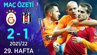 Galatasaray 2  1 Beşiktaş  Maç Özeti  202122 [upl. by Aivartal58]