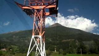 Luftseilbahn Oberleibnig in Osttirol [upl. by Ahmar]