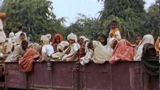 1947 Indian Independence rare color video clip [upl. by Litman727]