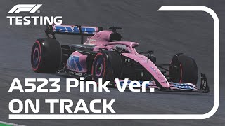 【F1 23】BWT Alpine F1 Team A523 Pink Ver PreTesting  F1 2023 Mod [upl. by Lower]