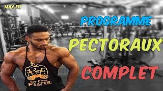 MUSCULATION  PROGRAMME COMPLET PECTORAUX [upl. by Amorete2]