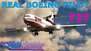 You CAN Fly This Retro Jet FSS Boeing 727 in MSFS with a Real Airline Pilot Full Flight and Review [upl. by Anaig96]