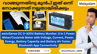 Unboxing and Review of amiciSense DC 0300V Bluetooth Battery Monitor [upl. by Nobile548]