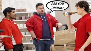 Drunk At Work Prank [upl. by Aili]