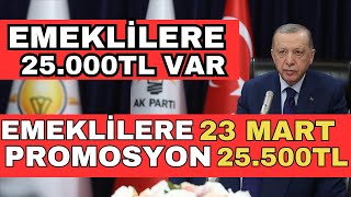 EMEKLİ PROMOSYONU 25000TL KADAR ÇIKTI EN YÜKSEK EMEKLİYE PROMOSYON VEREN BANKALAR HANGİLERİ [upl. by Nosirrah93]