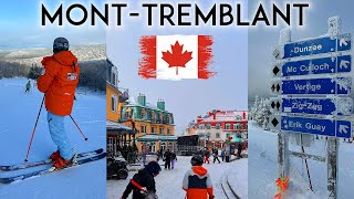 MontTremblant Québec  Ski Trip  Winter 20232024 [upl. by Nosemyaj]