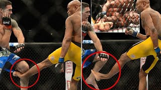 Anderson ‘Spider’ Silva’s Leg fracture by FighterpreneursLife [upl. by Esten]