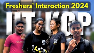 Meet the Freshers of 2024  First Impressions  IIT Kharagpur [upl. by Hobie]