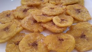 PLATANO Macho Frito  CHIPS de PLATANO [upl. by Ringo]